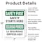 Signmission Safety Culture Sign, 7 in Width, Aluminum, Rectangle, Bilingual OS-2PACK-SF-A-710-L-10875 - alternate 7